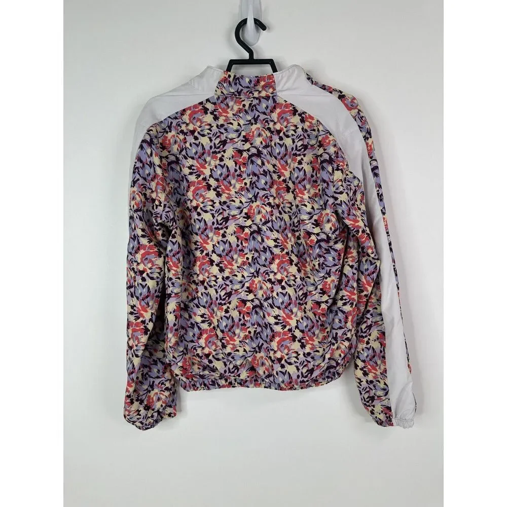 Zella‎ Jacket Girls XL 14/16 Full Zip Floral Lightweight Lined Multicolor